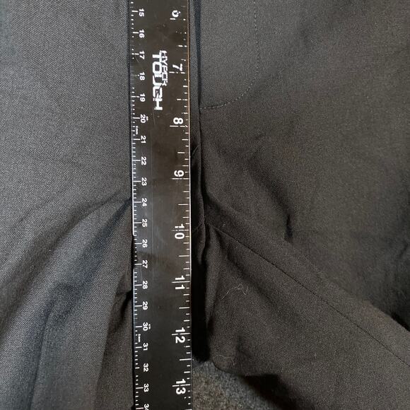 Banana Republic Womens Pants Black Martin Fit Lined Wool Blend Stretch 12 - Picture 8 of 12